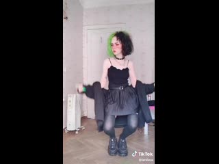 cutie in a gothic costume (tiktok)