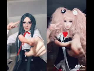 synchronized dance cosplay blowing sexy girl tiktok cosplay sexy girl tiktok cosplay